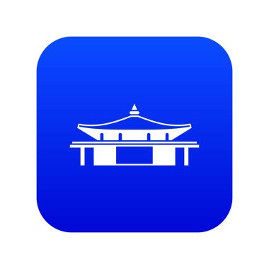 Tapınak simgesi dijital mavi