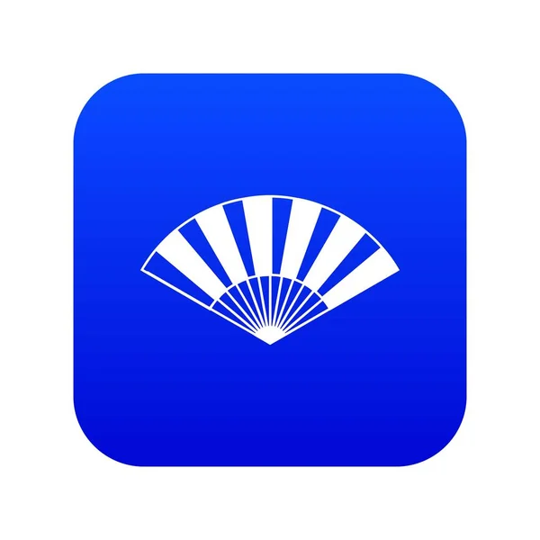 Icono del ventilador azul digital — Archivo Imágenes Vectoriales