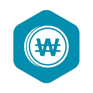 Sikke simge, basit tarzı alışkanlık