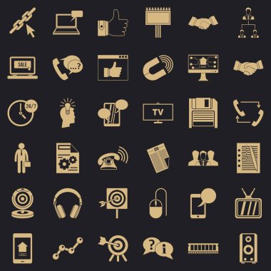 Exchange bilgi simgeleri kümesini, basit tarzı