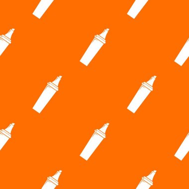 Keçe ipucu kalem desen vektör turuncu