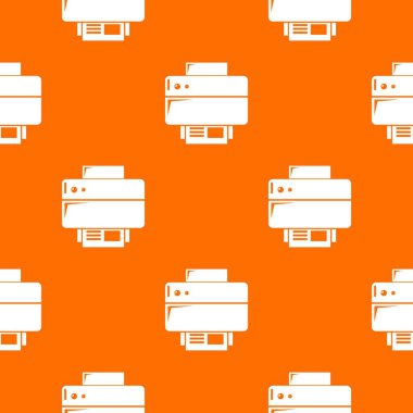 Yazıcı deseni vektör turuncu