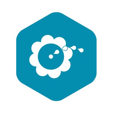 Çiçek simgesi, basit tarzı sulama