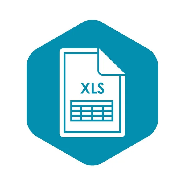 Icona XLS del file, stile semplice — Vettoriale Stock