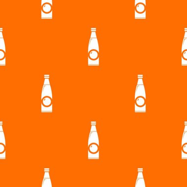 Şişe desen vektör turuncu