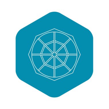 Parlak simge, anahat stili