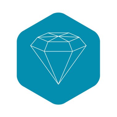 Elmas taş simgesi, anahat stili