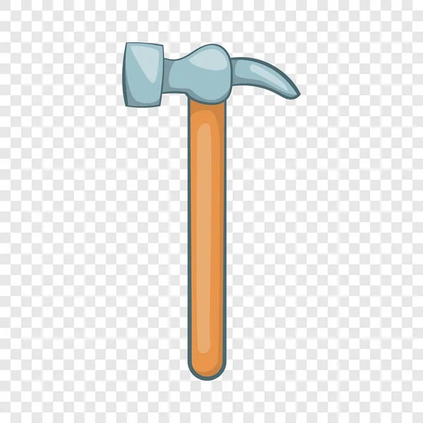 Carpenter hammer icon, cartoon style — Stock Vector