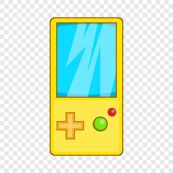 Pocket tetris icon, cartoon style — Stock Vector