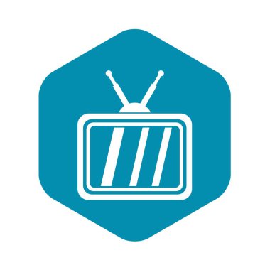 Retro Tv simgesi, basit tarzı