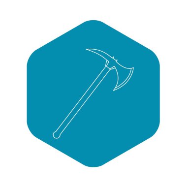 Balta simgesi, anahat stili