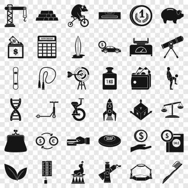 Denge Icons set, basit tarzı