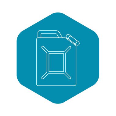 Bidon simgesi, anahat stili