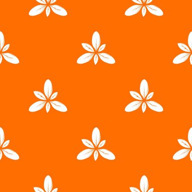 Yaprak desen vektör turuncu