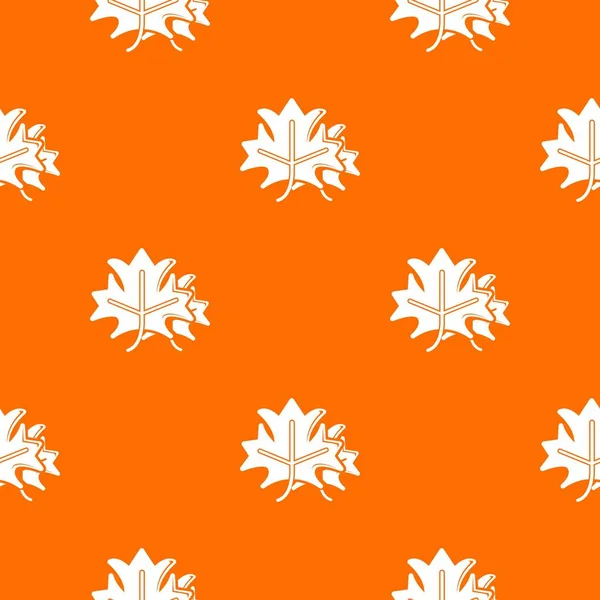 Motif érable vecteur orange — Image vectorielle