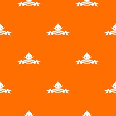 Ölçüm küpü desen vektör turuncu