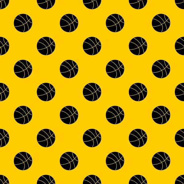 Baloncesto bola patrón vector — Vector de stock