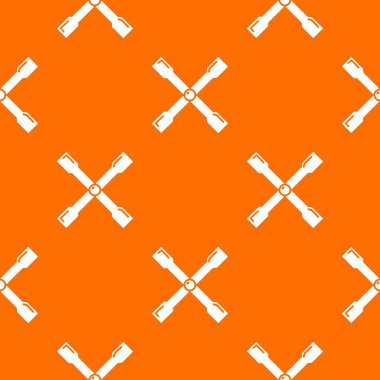 Anahtar desen vektör turuncu