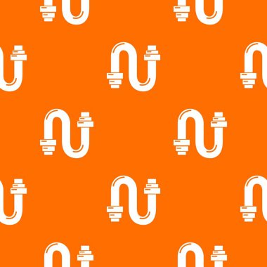 Sifon desen vektör turuncu