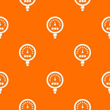 Basınç ölçer desen vektör turuncu