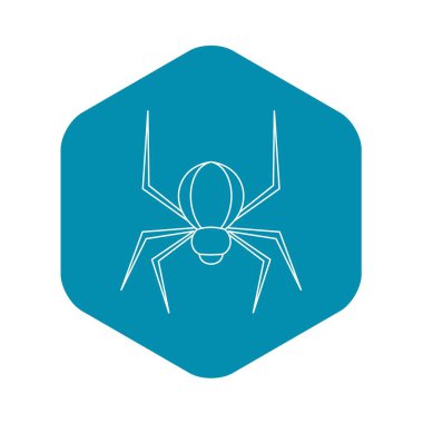 Örümcek böcek simgesini, anahat stili