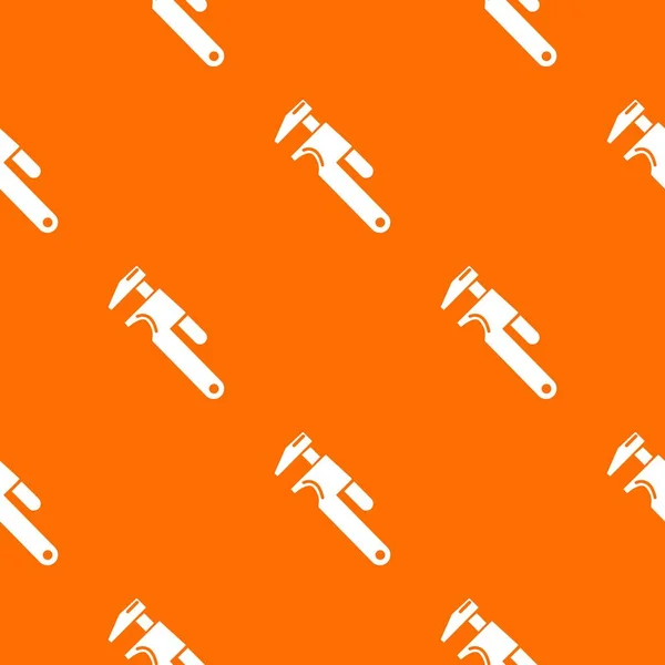 Universal spanner pattern vector orange — Stock Vector