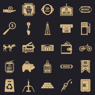 Prudence Icons set, basit tarzı