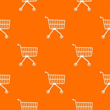 Küçük arabası desen vektör turuncu