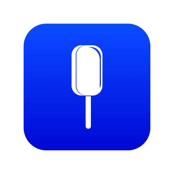 Icono de helado azul digital — Archivo Imágenes Vectoriales