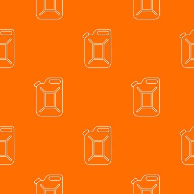 Teneke kutu desen vektör turuncu