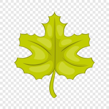 Akçaağaç yaprağı simgesi, karikatür tarzı