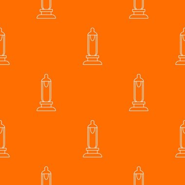 Araba mum desen vektör turuncu