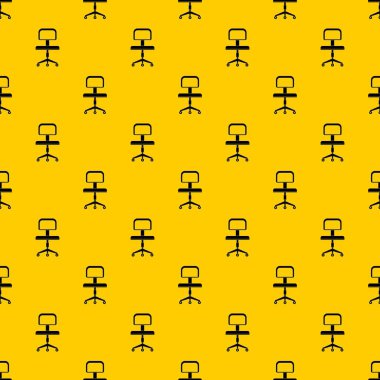 Office tekerlekli sandalyeyle desen vektör