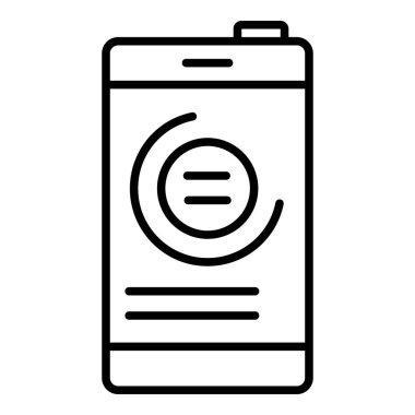 Adımlar sayısı Uygulamalar simgesi, anahat stili