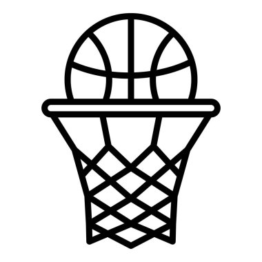 Sepet simgesinde topu aşağı, anahat stili