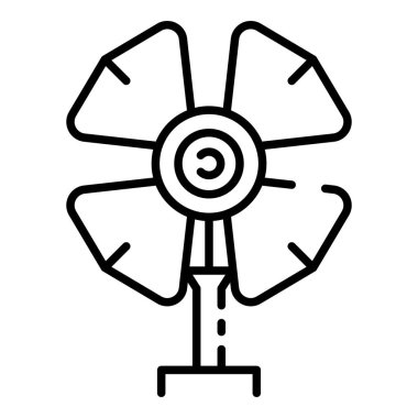 Sinema spot ışık simgesi, anahat stili