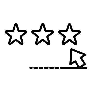 Yıldız oy simgesine tıklayın, anahat stili