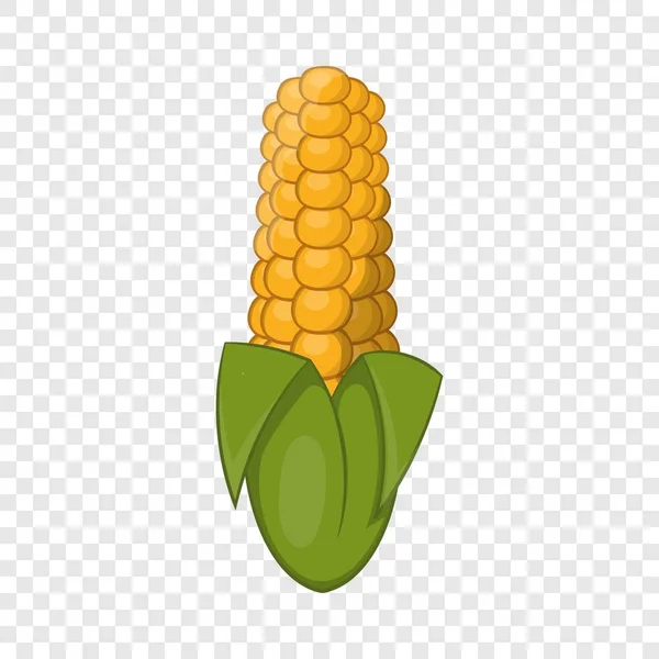 Oído de icono de maíz, estilo de dibujos animados — Archivo Imágenes Vectoriales