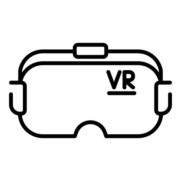 Εικονίδιο γυαλιών Vr, στυλ περιγράμματος — Διανυσματικό Αρχείο
