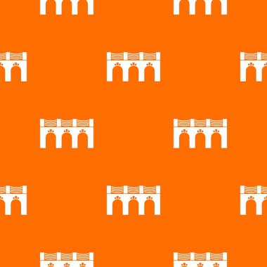 Eski kemer köprü desen vektör turuncu