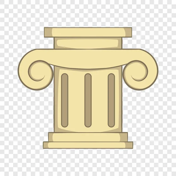 Římská ikona sloupce, kreslený styl — Stockový vektor