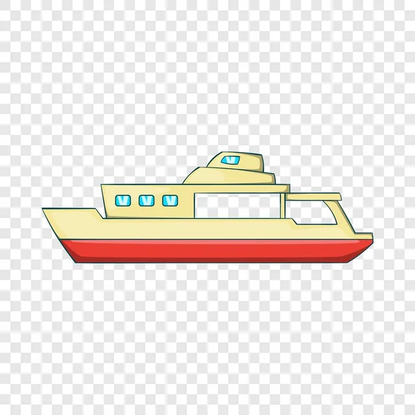 Nagy hajó ikon, rajzfilm stílusú — Stock Vector