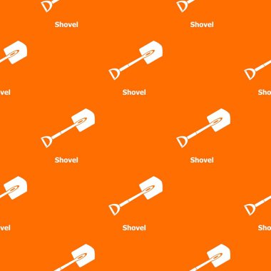Kürek deseni vektör turuncu