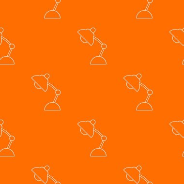 Masa lambası desen vektör turuncu