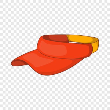 Güneş kapağı simgesi, karikatür tarzı