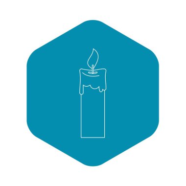 Mum kutsal kişilerin resmi, anahat stili