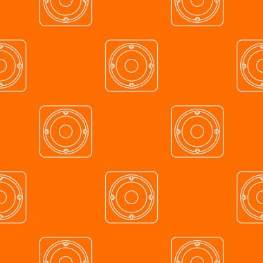 Hoparlör desen vektör turuncu