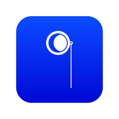 Monocle simgesi dijital mavi