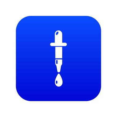 Dropper simgesi mavi vektör