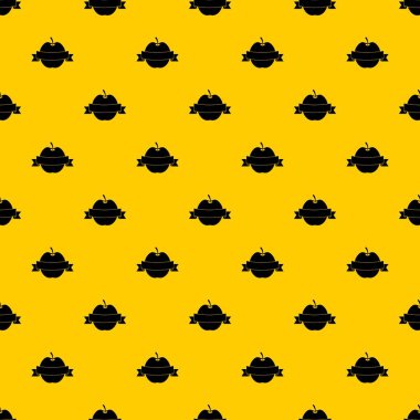 Şerit desen vektör ile Apple